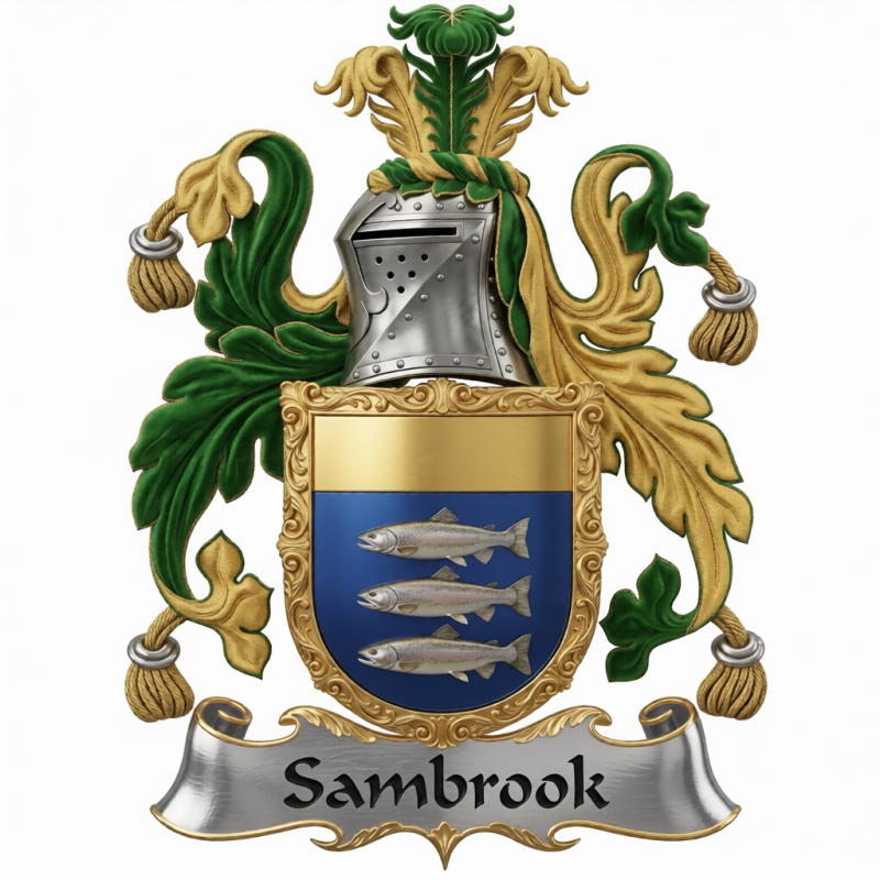Sambrook Family Crest - 1
