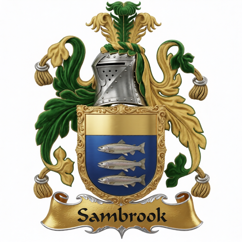 Sambrook Family Crest - 2
