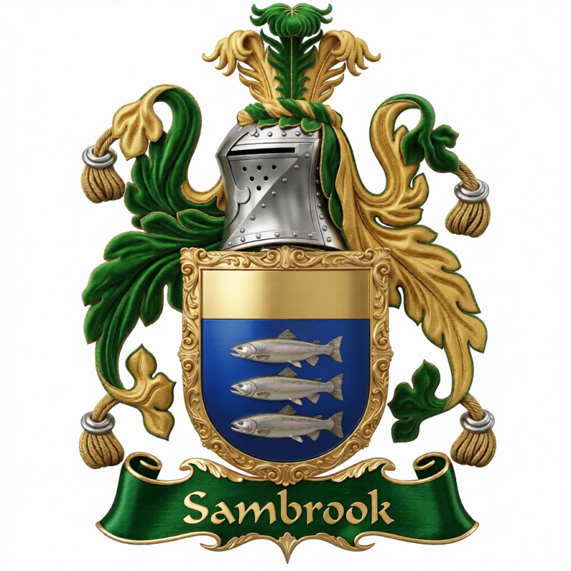 Sambrook Family Crest - 3
