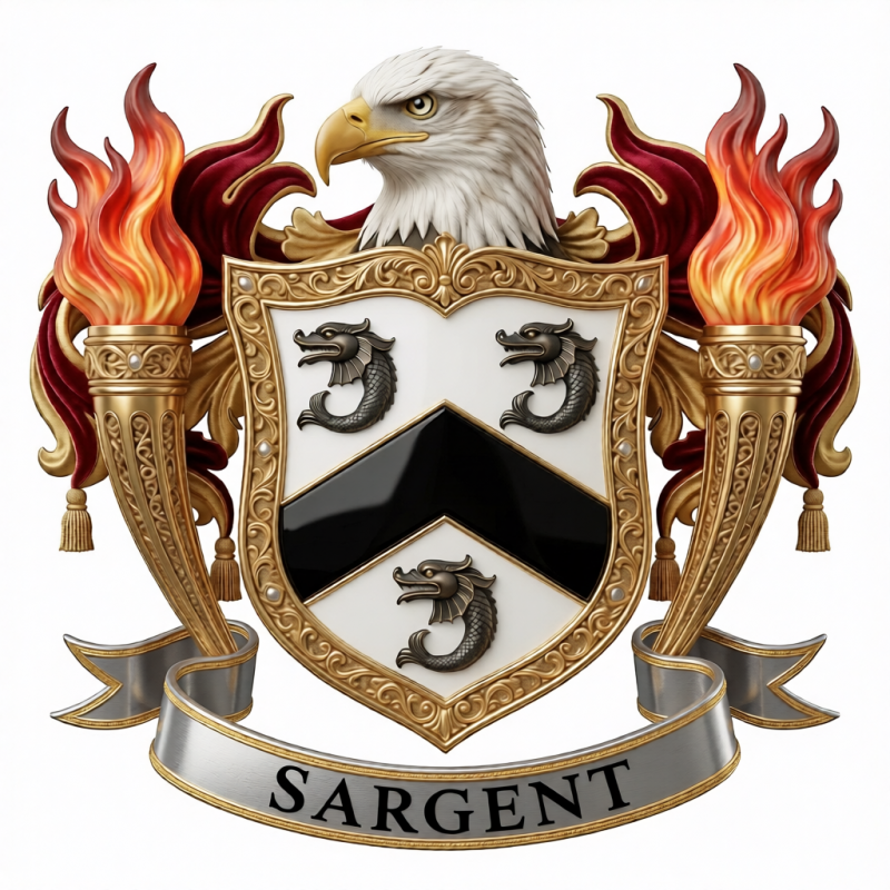 Sargent Family Crest - 0
