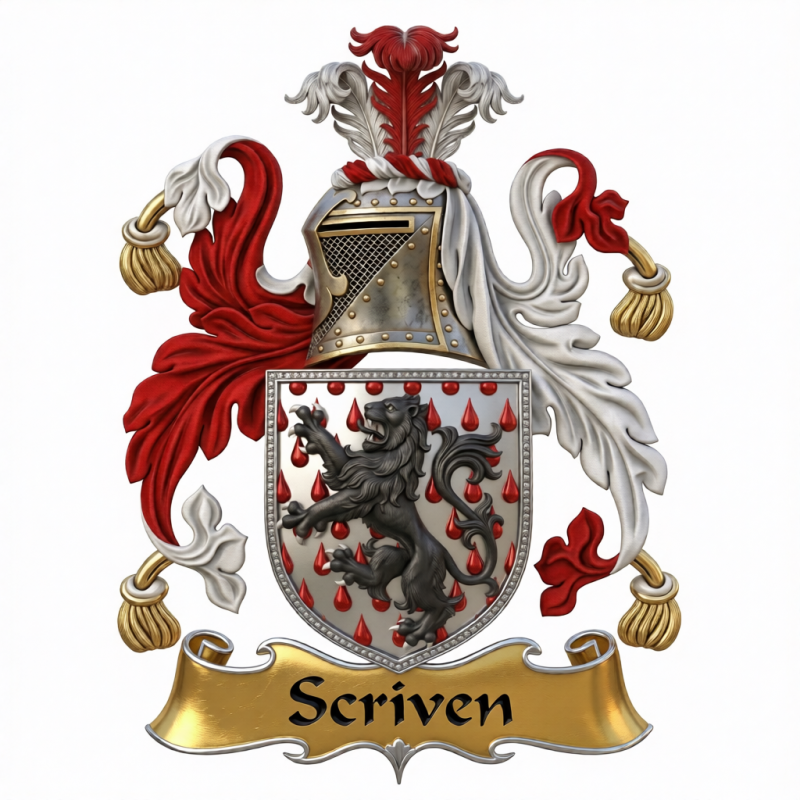 Scriven Family Crest - 2
