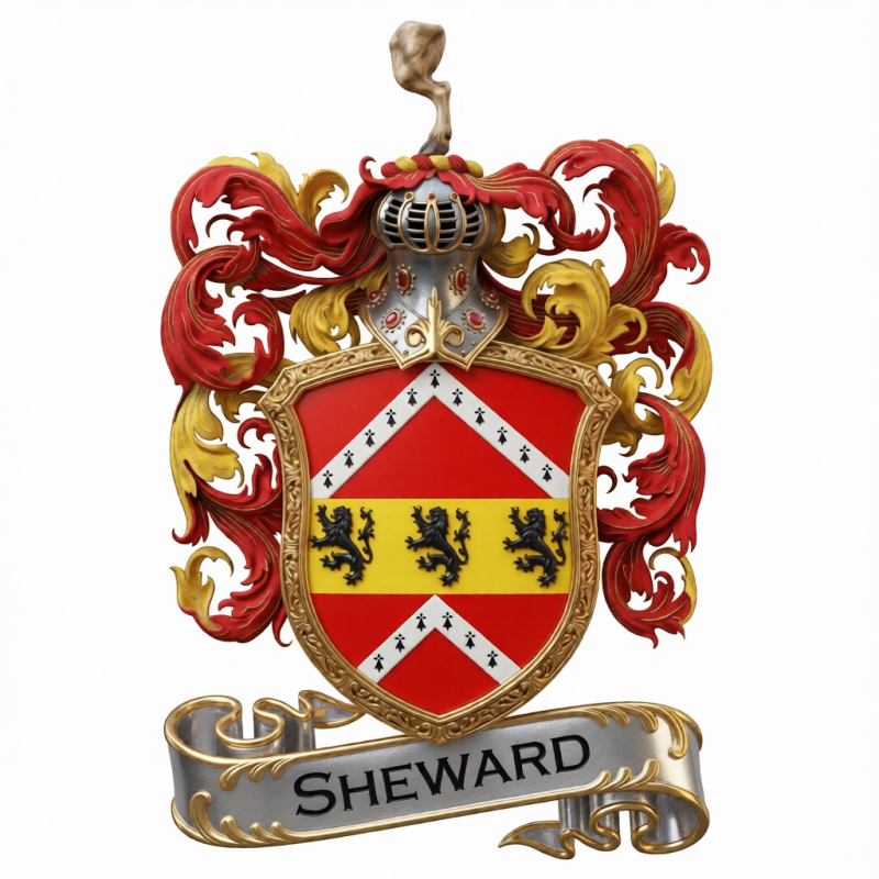 Sheward Family Crest - 1
