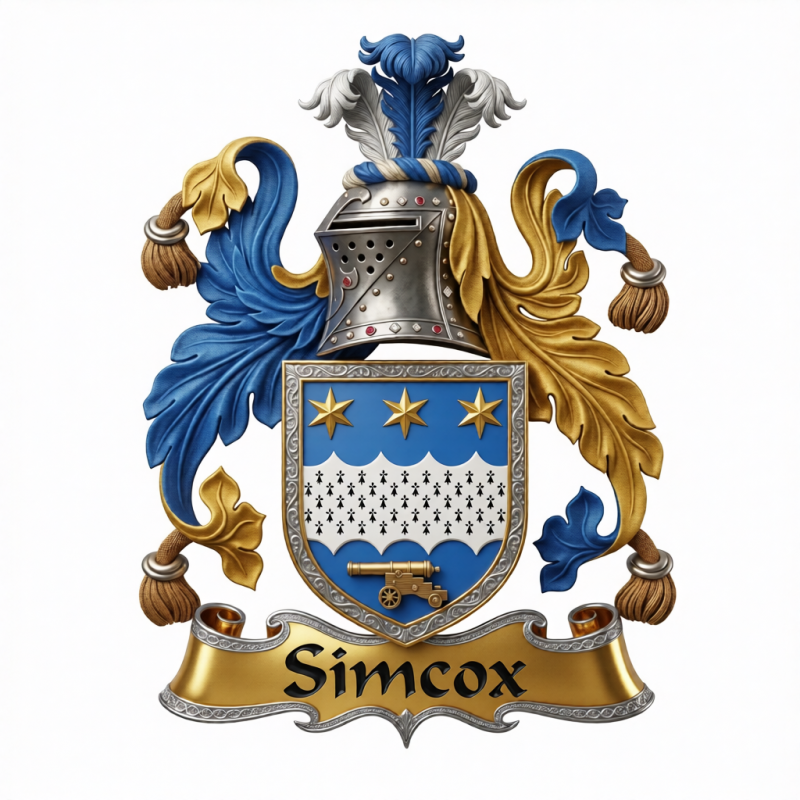 Simcox Family Crest - 2
