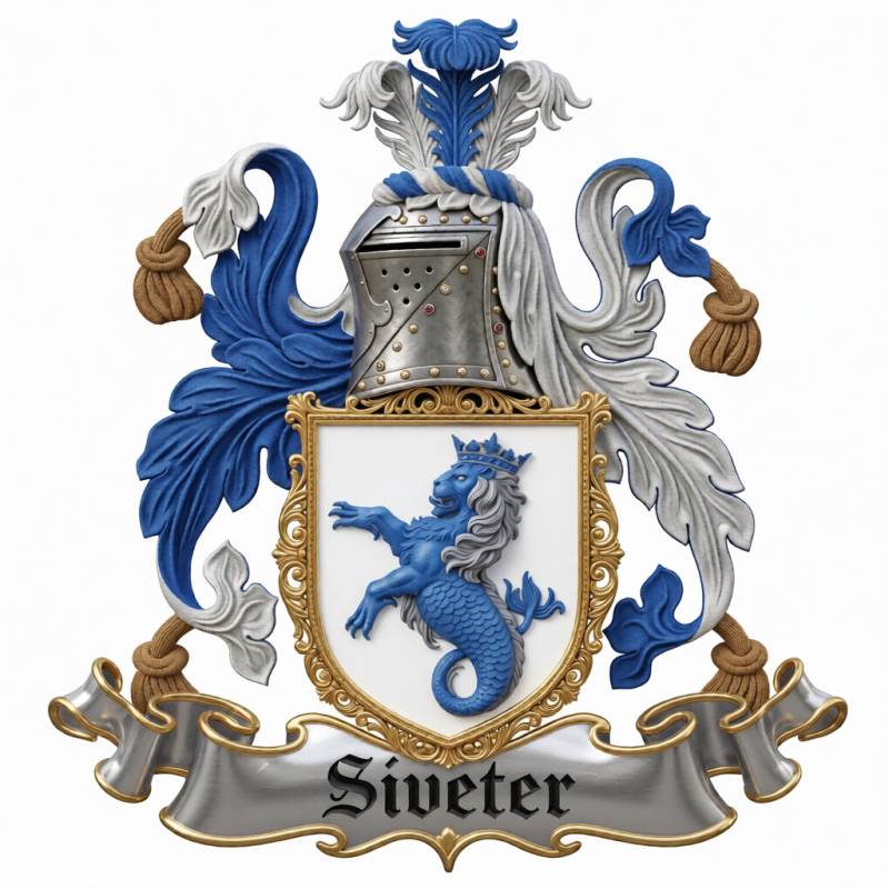 Siveter Family Crest - 1
