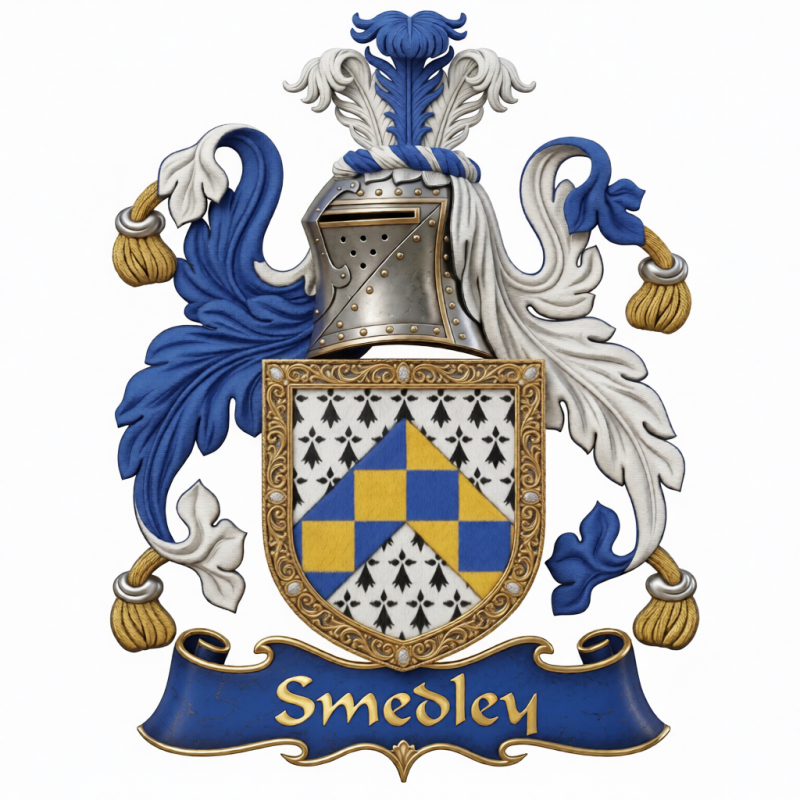 Smedley Family Crest - 1
