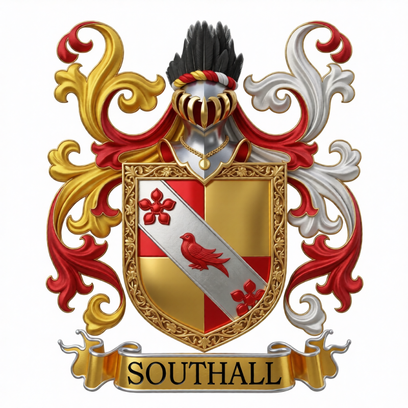 Southall Family Crest - 2
