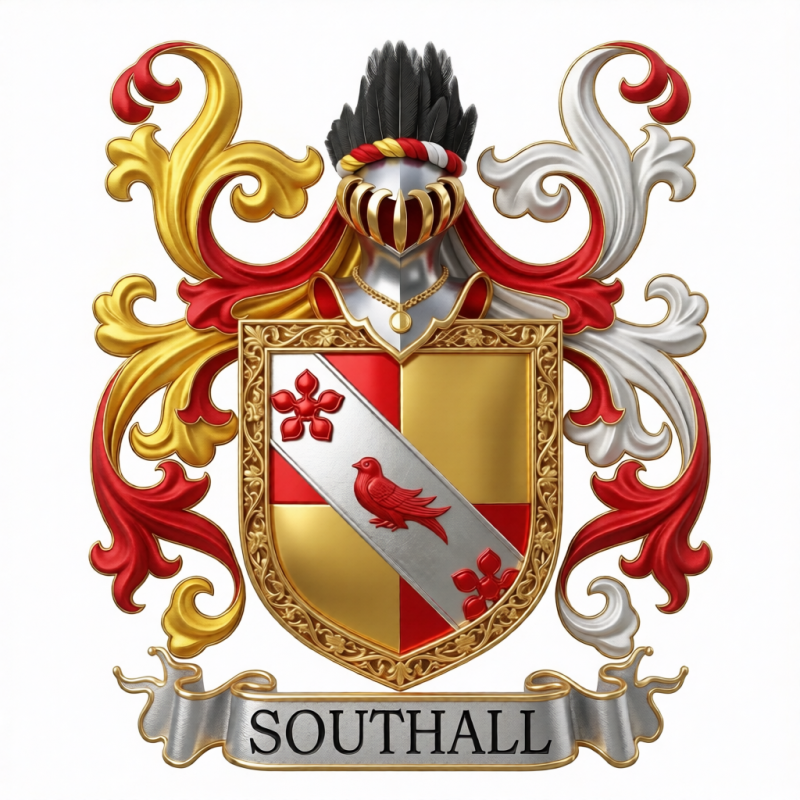 Southall Family Crest - 3
