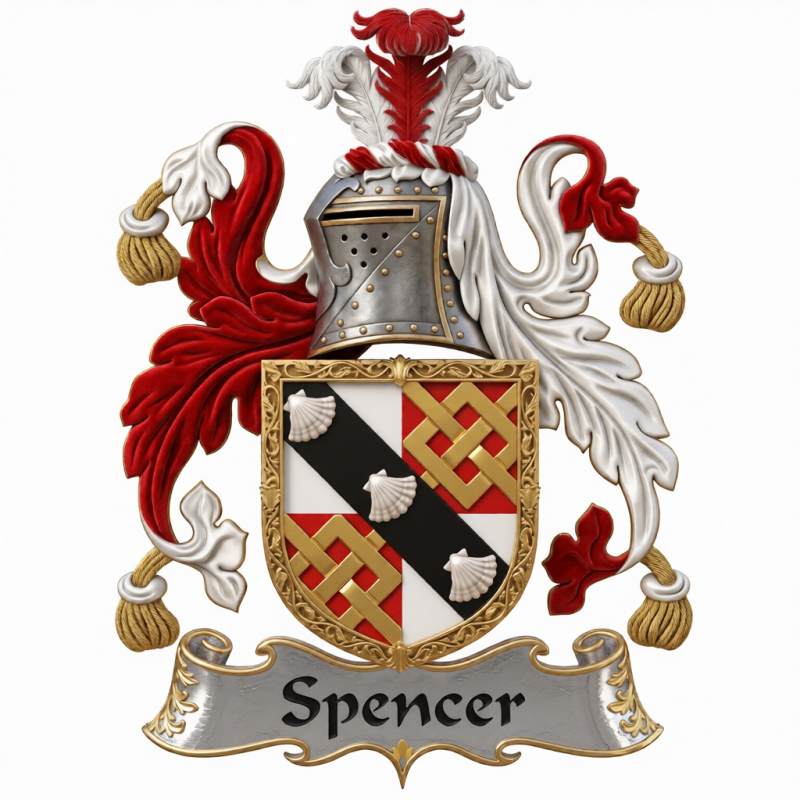 Spencer Family Crest - 1
