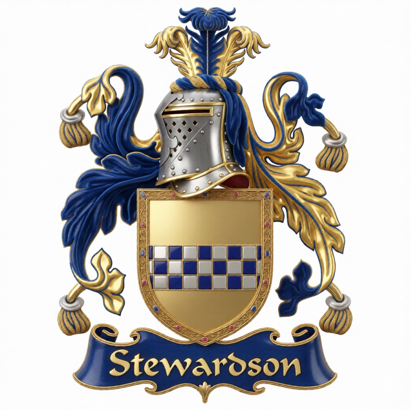 Stewardson Family Crest - 3
