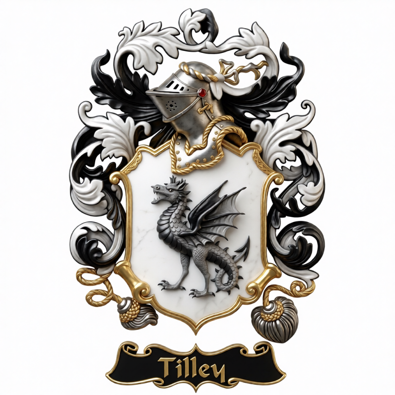 Tilley Family Crest - 3
