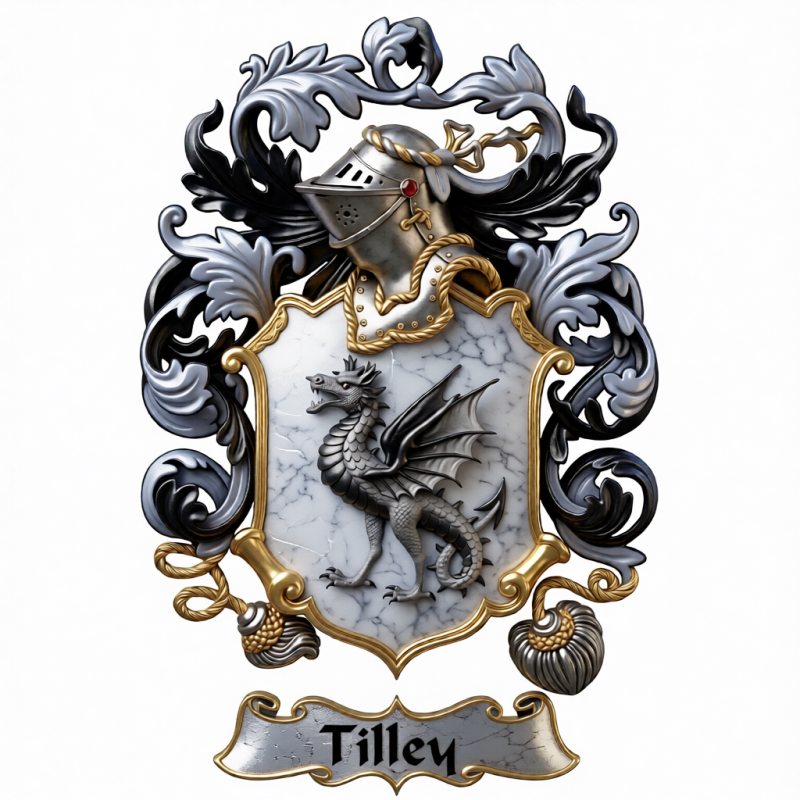 Tilley Family Crest - 4
