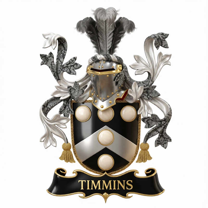 Timmins Family Crest - 1
