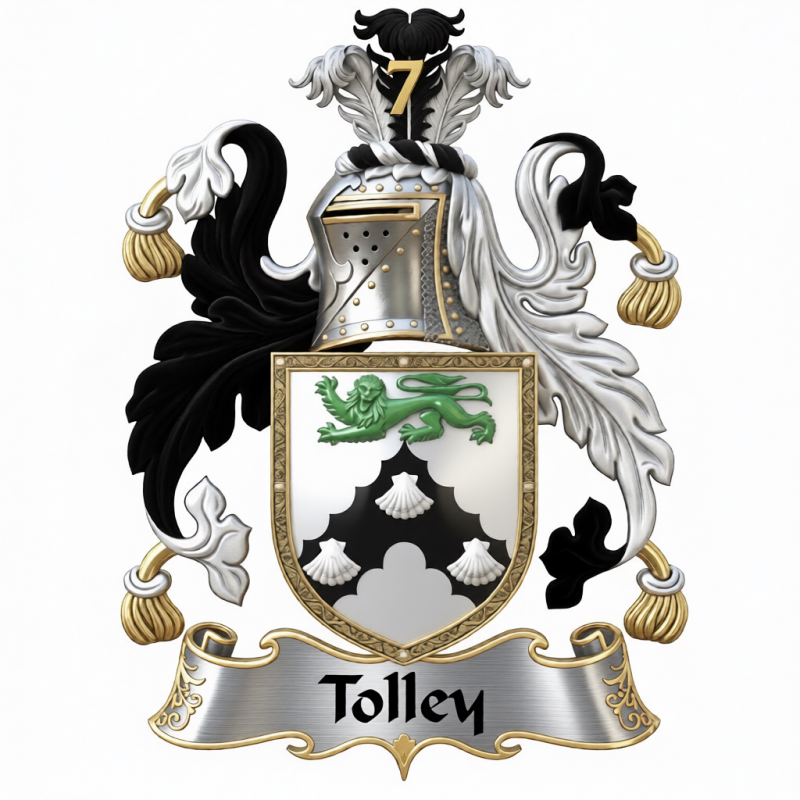 Tolley Family Crest - 4
