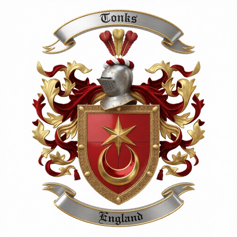 Tonks Family Crest - 1
