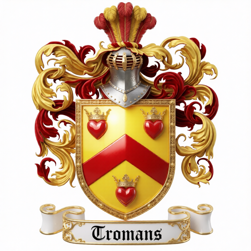 Tromans Family Crest - 4

