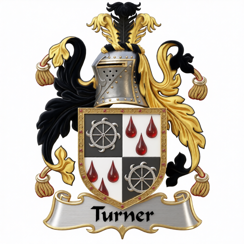 Turner Family Crest - 3
