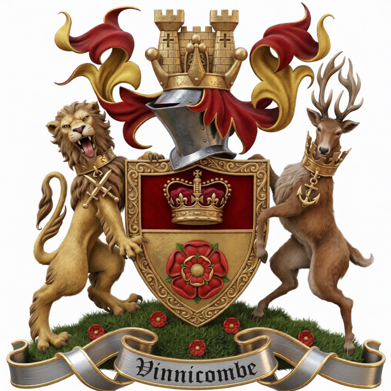 Vinnicombe Family Crest - 2
