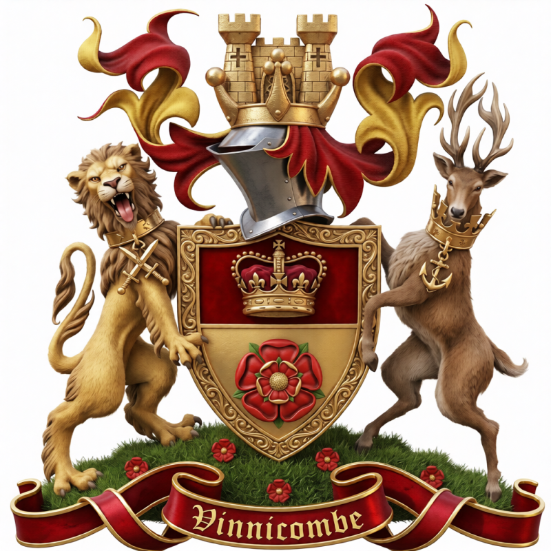 Vinnicombe Family Crest - 3
