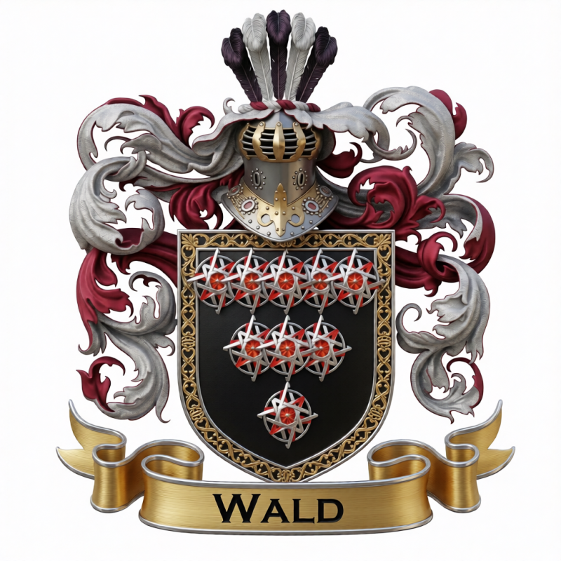Wald Family Crest - 3
