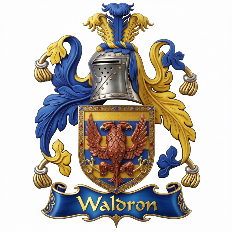 Waldron Family Crest - 1
