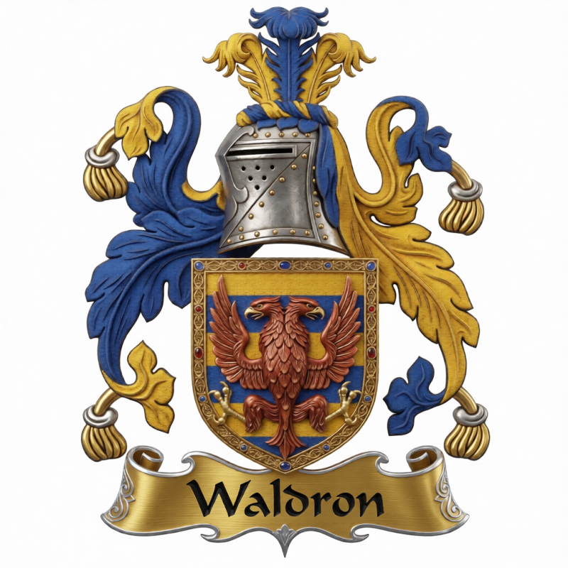 Waldron Family Crest - 3
