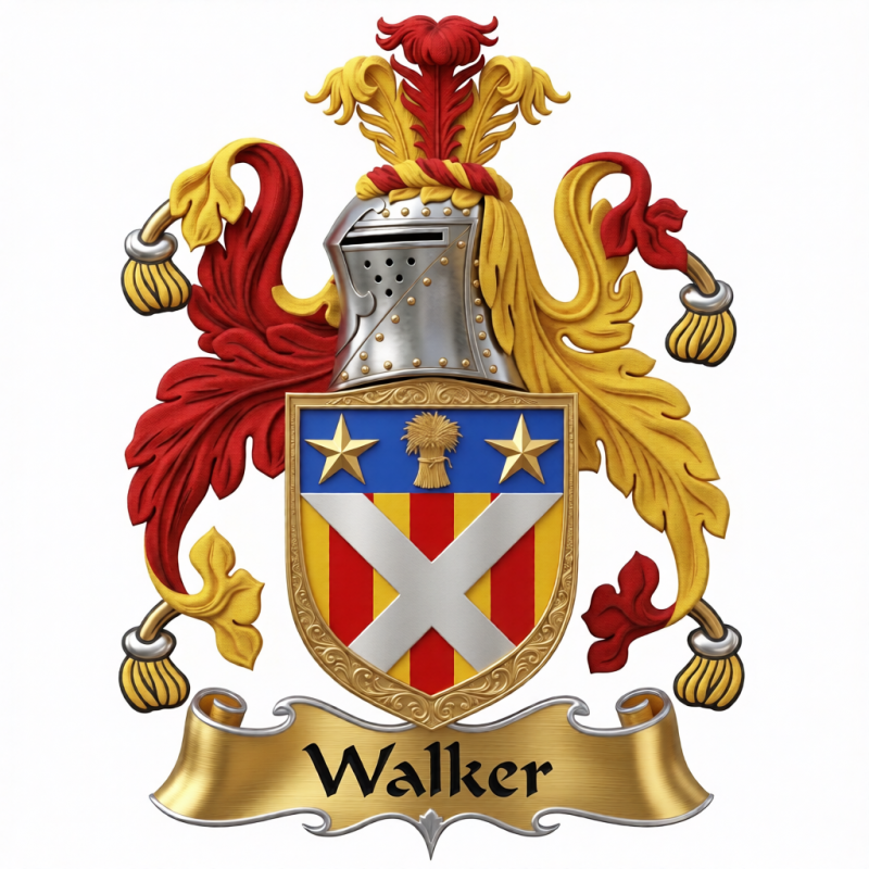 Walker Family Crest - 1
