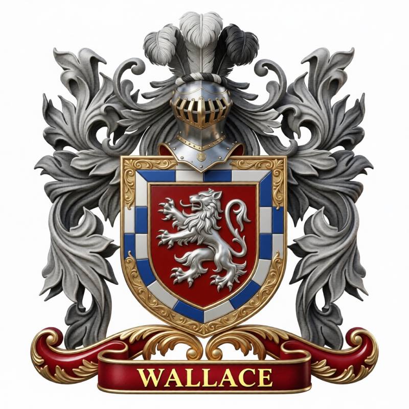 Wallace Family Crest - 4
