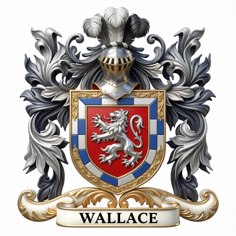 Wallace Family Crest - 5
