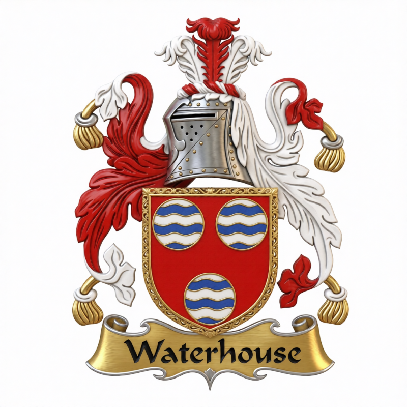 Waterhouse Family Crest - 1
