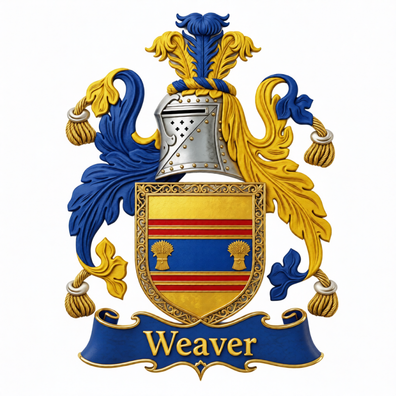 Weaver Family Crest - 3
