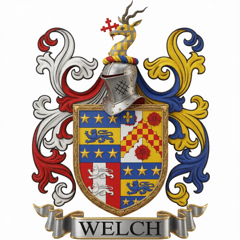 Welch Family Crest - 3
