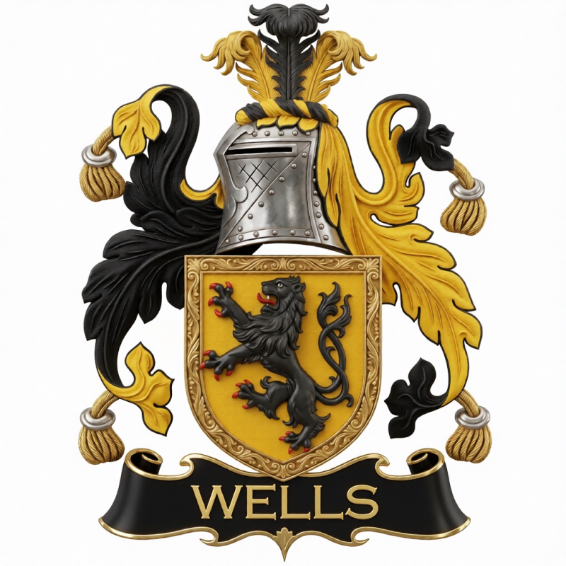 Wells Family Crest - 2
