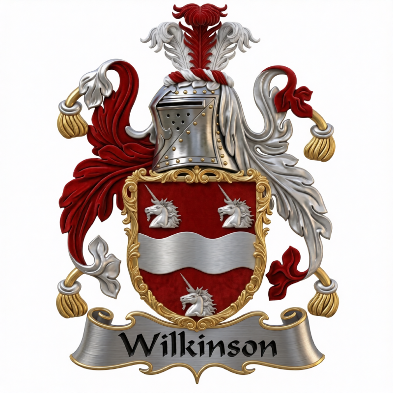 Wilkinson Family Crest - 3
