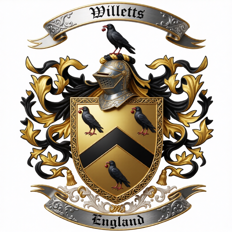 Willetts Family Crest - 3
