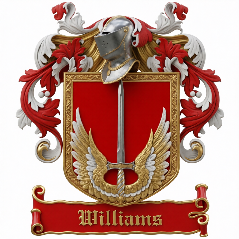 Williams Family Crest - Ireland - 3
