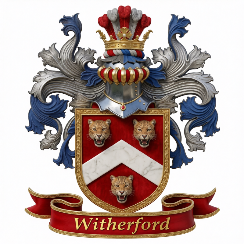 Witherford Family Crest - 3

