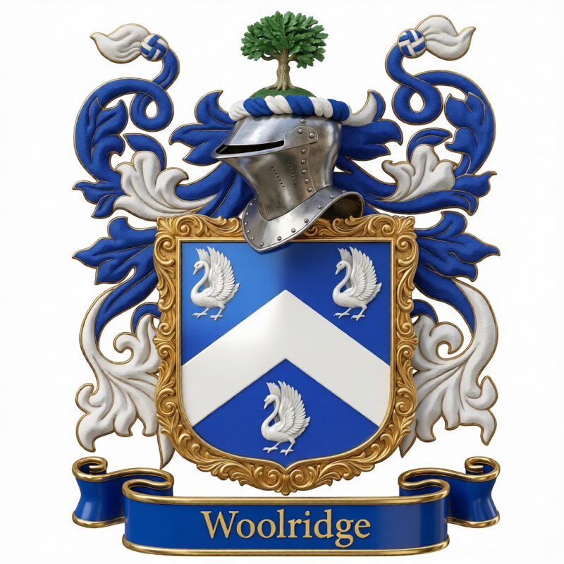 Woolridge Family Crest - 1

