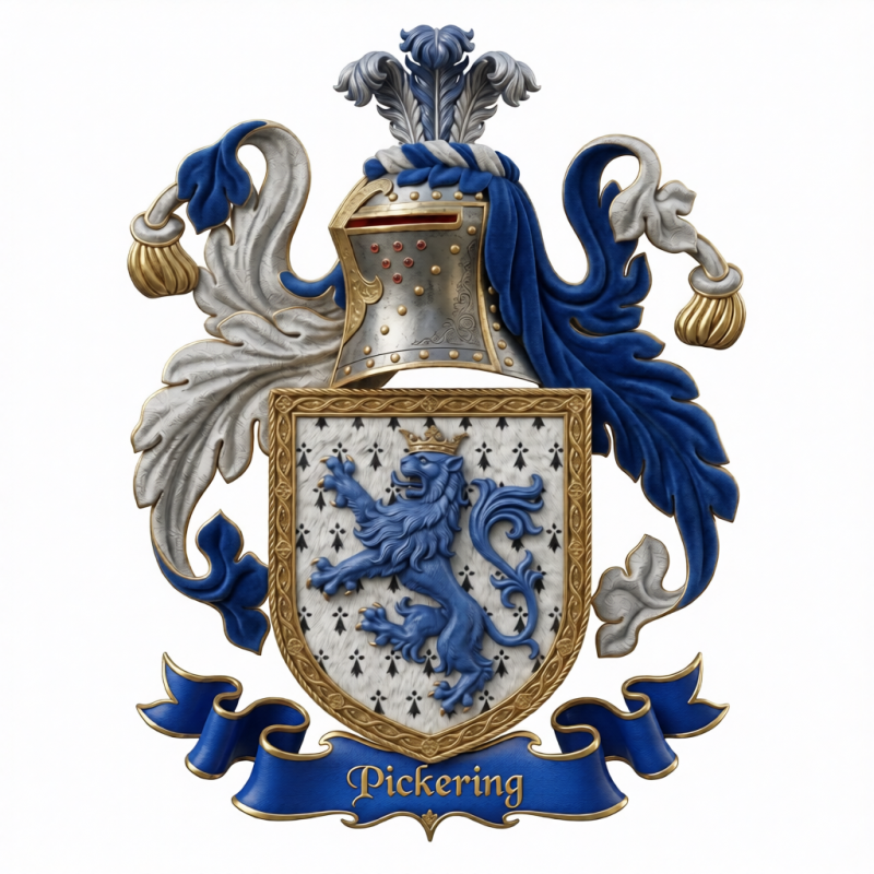 pickering Family Crest - 1
